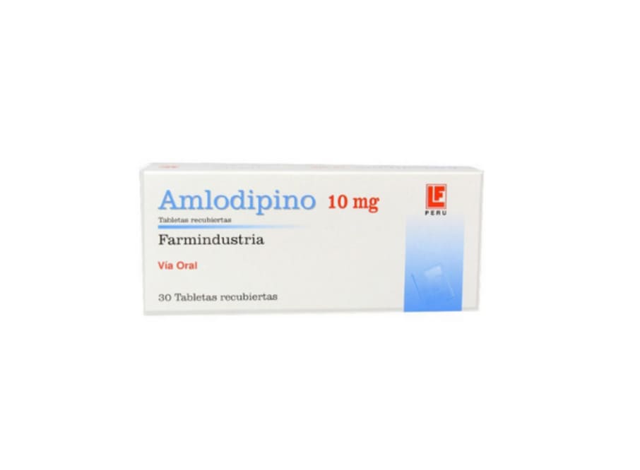 AMLODIPINO 10MG TABLETA RECUBIERTA X 30