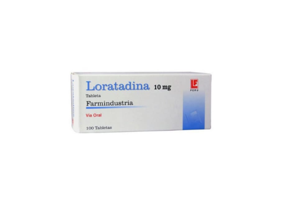 LORATADINA 10MG TABLETA X 100