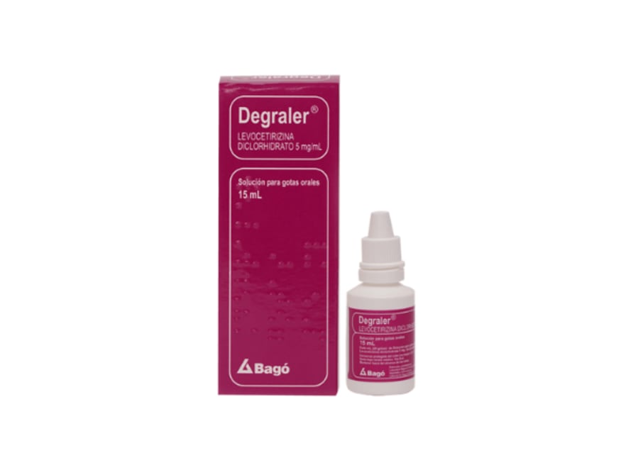 DEGRALER 5 MG/ML SOLUCION GOTAS ORALES X 15ML