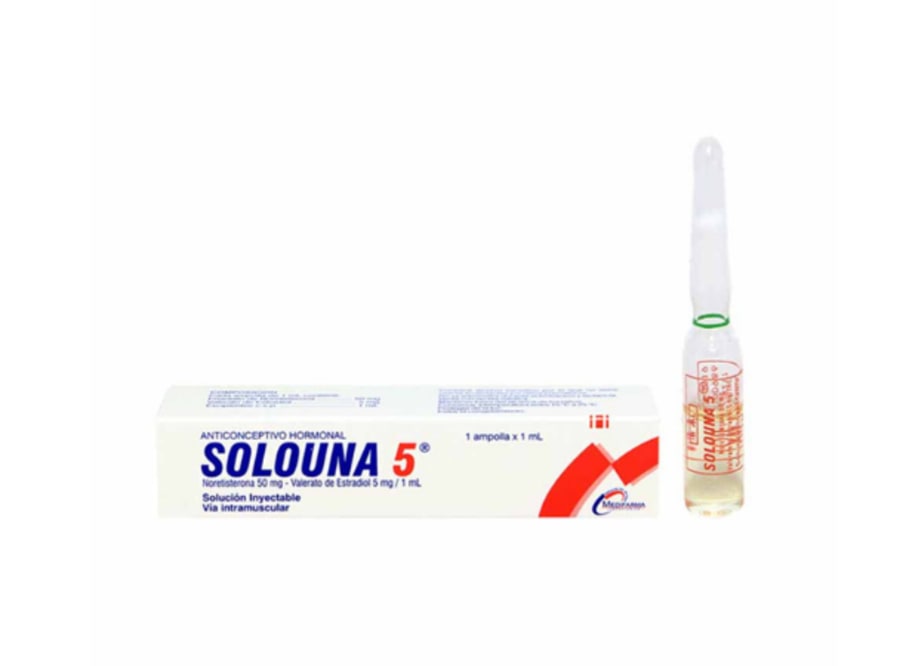 SOLOUNA 5 AMPOLLA + JERINGA