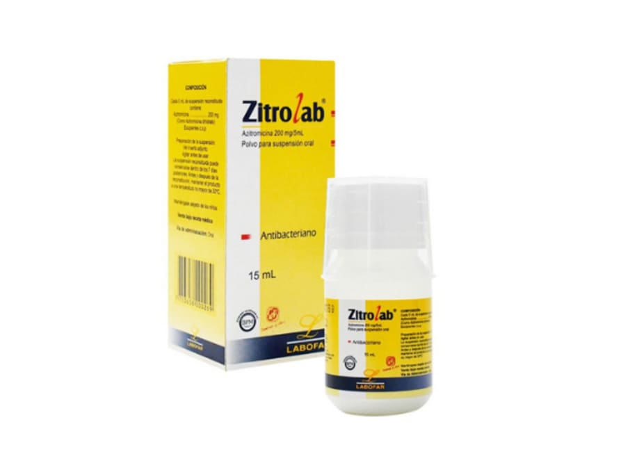 ZITROLAB 200MG/5ML SUSPENSION X 15ML