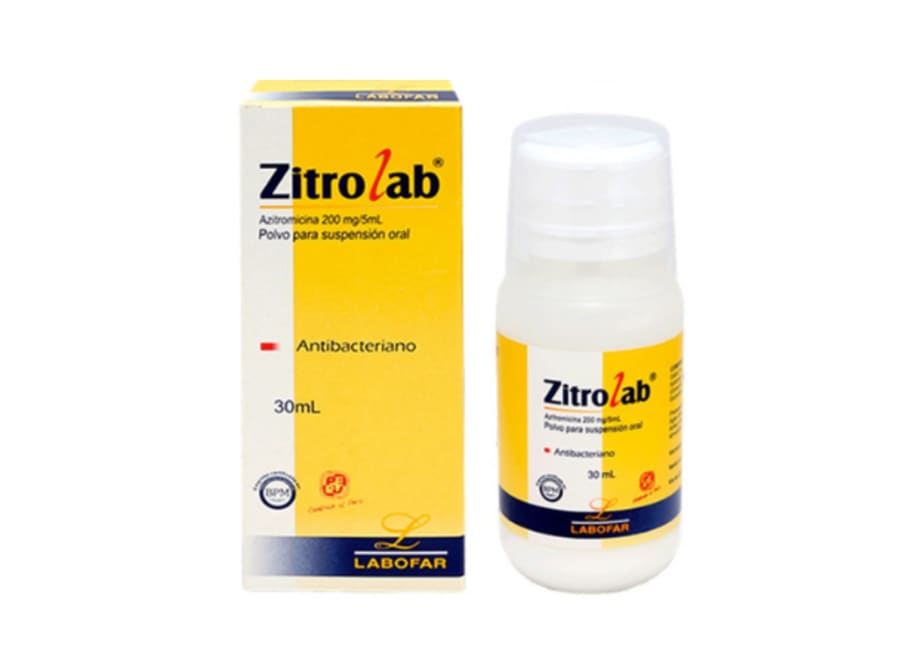 ZITROLAB 200MG/5ML SUSPENSIÓN X 30 ML