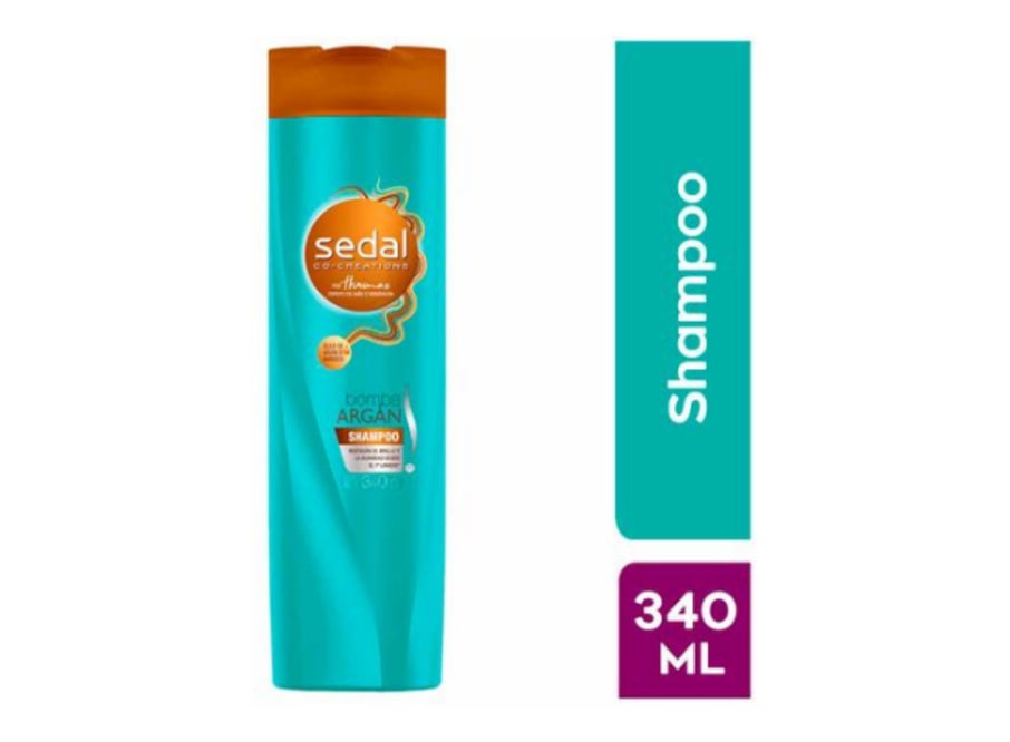 SEDAL SHAMPOO BOMBA ARGAN FRASCO X 340ML