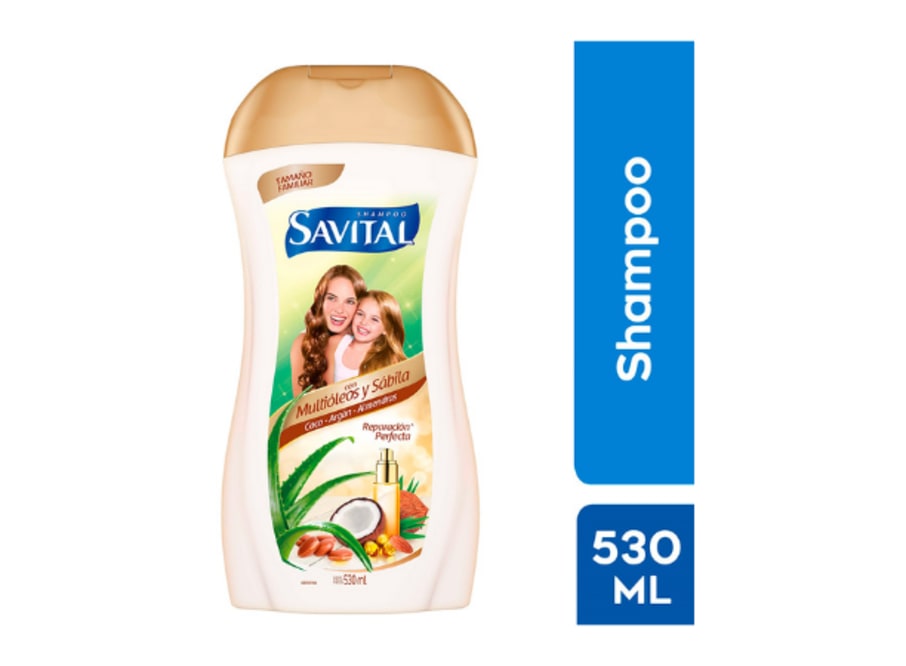 SAVITAL SHAMPOO MULTIOLEOS Y SAVILA X 530ML