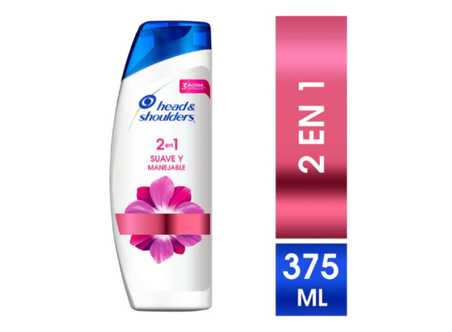 HEAD SHOUL SHAMPOO SUAVE Y MANEJABLE 2EN1 X 375ML