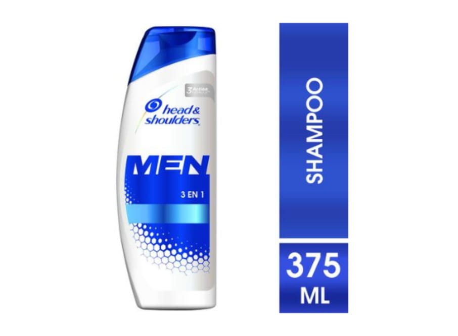 HEAD SHOUL SHAMPOO MEN 3EN1  X 375ML