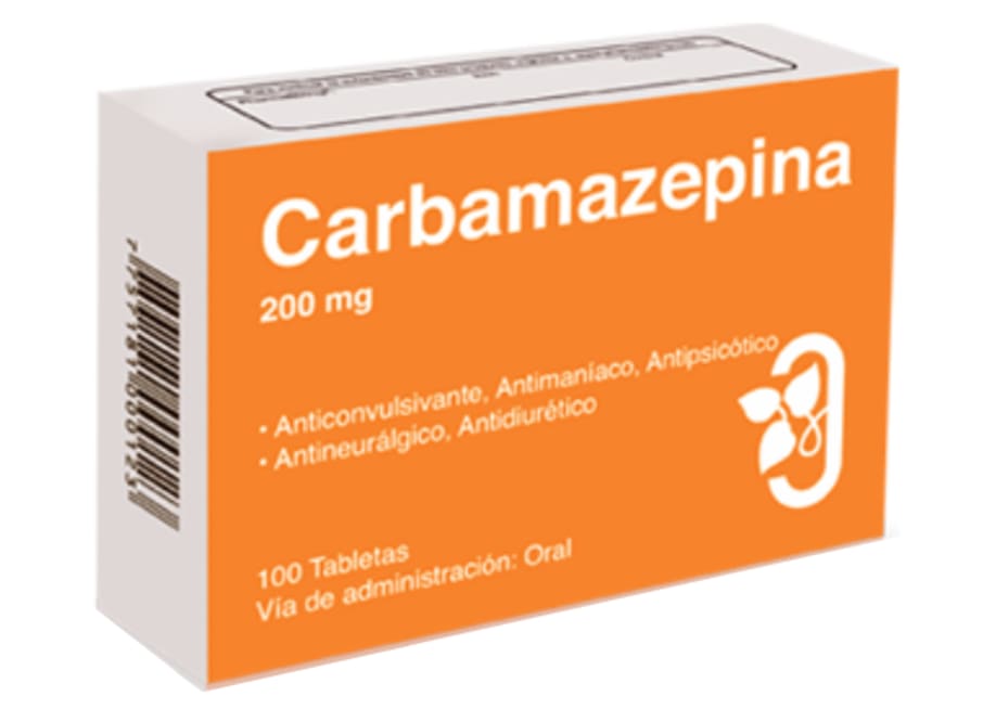 CARBAMAZEPINA 200 MG TABLETAS X 100