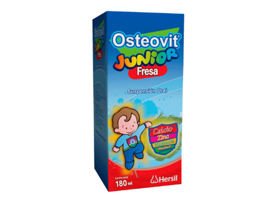 OSTEOVIT JUNIOR FRESA SUSPENSIÓN ORAL X 180ML