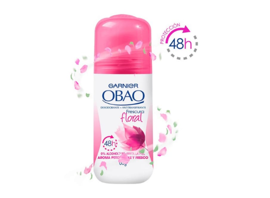 OBAO DESODORANTE MUJER FRESC/FLORAL ROLL ON X 65 G