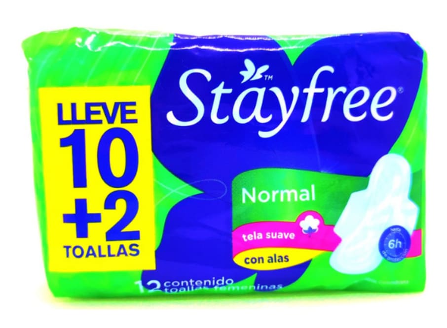 STAYFREE TOALLA NORMAL X 10     