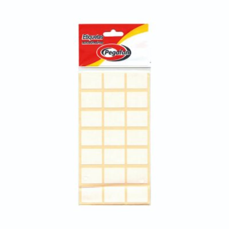 ETQ.PEG.RECT  BLANx100 (12 UND POR CAJA)