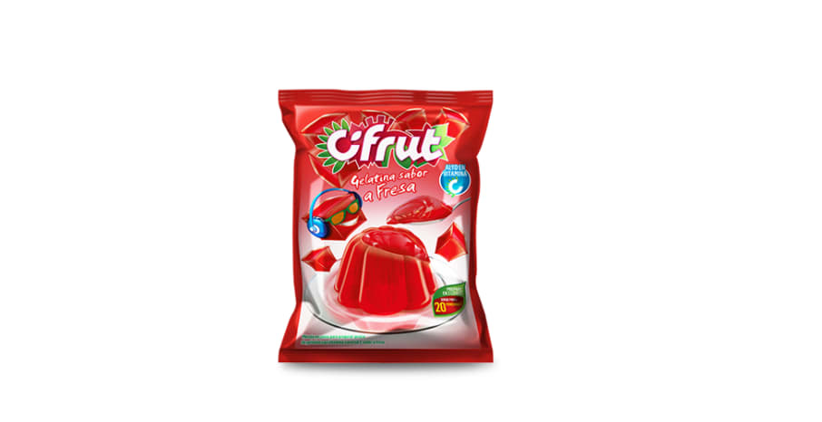 Gelatina Cifrut sabor a Fresa