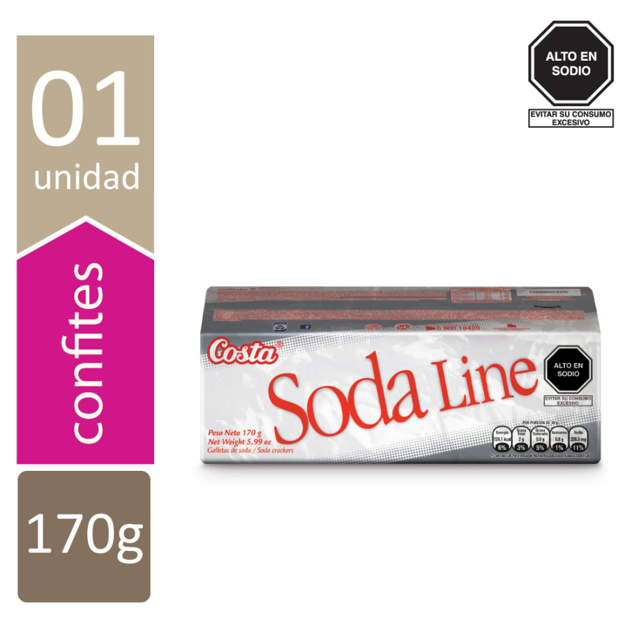 GALLETA SODA LINE 170 GR