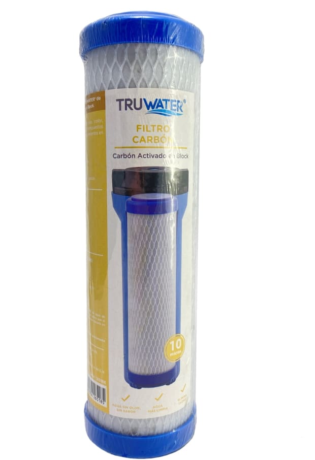 CARTUCHO CARBON BLOCK  10 MICRAS