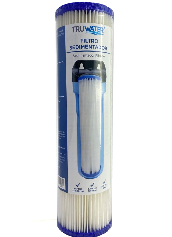 CARTUCHO SEDIMENTADOR PLISADO 2.5"X10" 