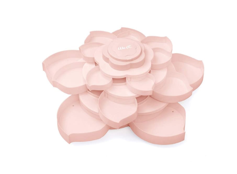 ALMACENAJE EN FORMA DE FLOR ROSA (660339)