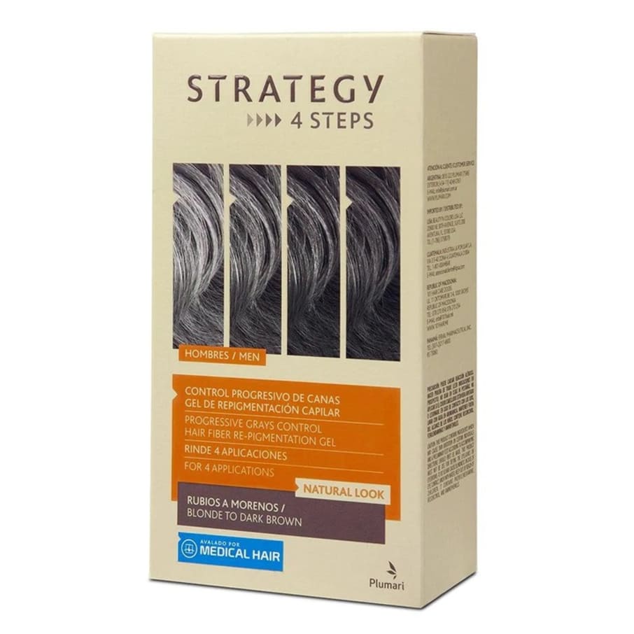 STRATEGY 4 Steps Efecto Paulatino C/ Enjuague 2 x 60ml