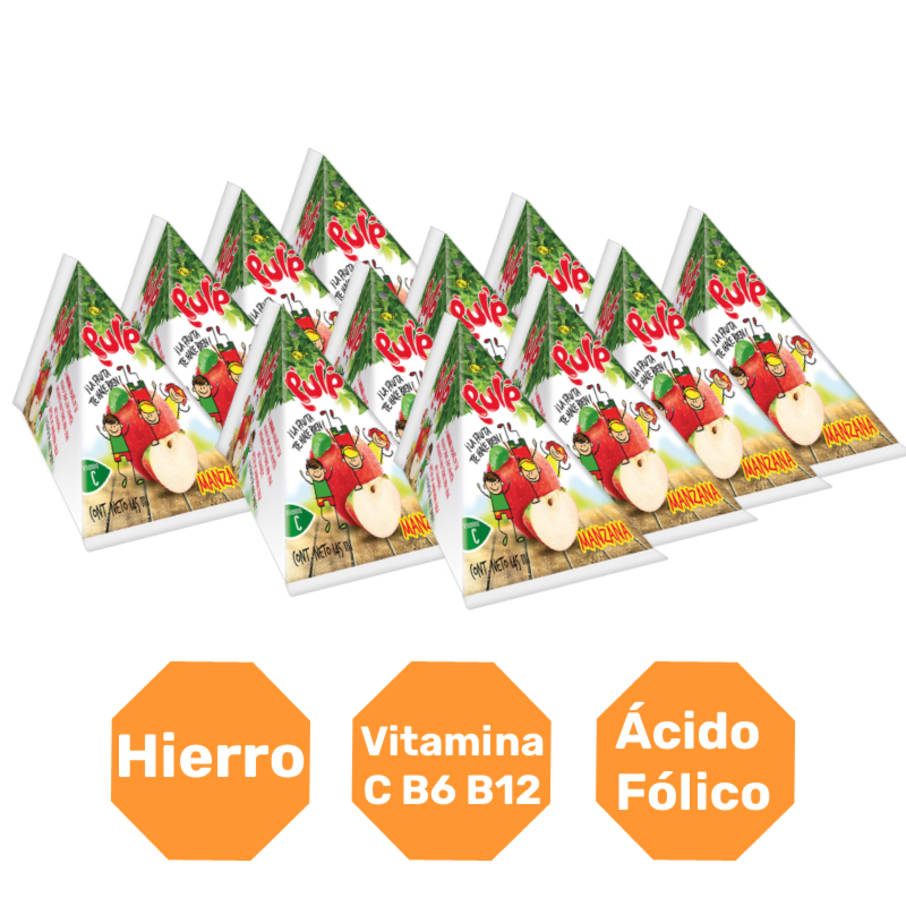 PULP MANZANA TETRA PACK 145 ML 12