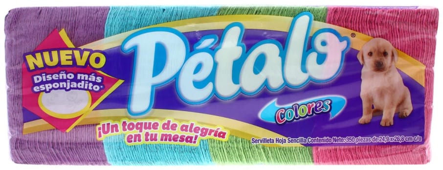 Servilleta Pétalo Color 350 U