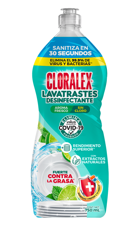 Cloralex Lavatrastes Desinfectante 750 Ml