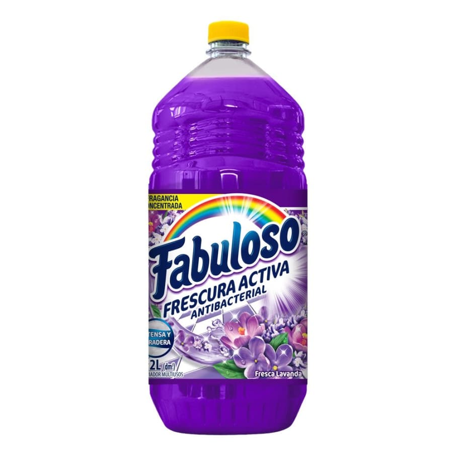 Limpiador Fabuloso Antibacterial Lavanda Multiusos 2L