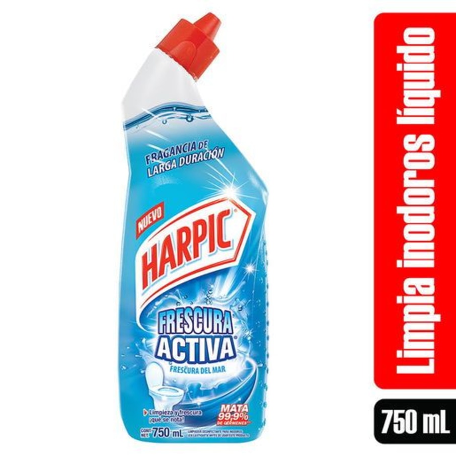 Limpiador de Baños Líquido Harpic Frescura del Hogar 750ml