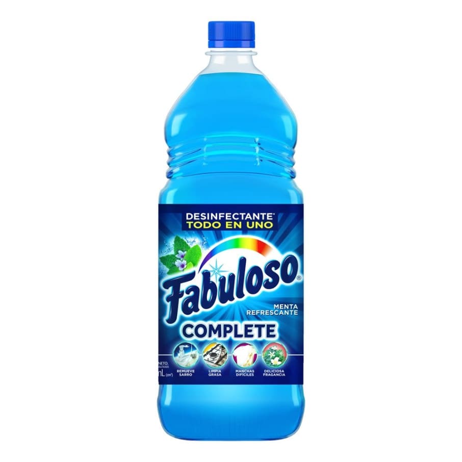 Limpiador Fabuloso Complete Menta Refrescante Multiusos 828 Ml