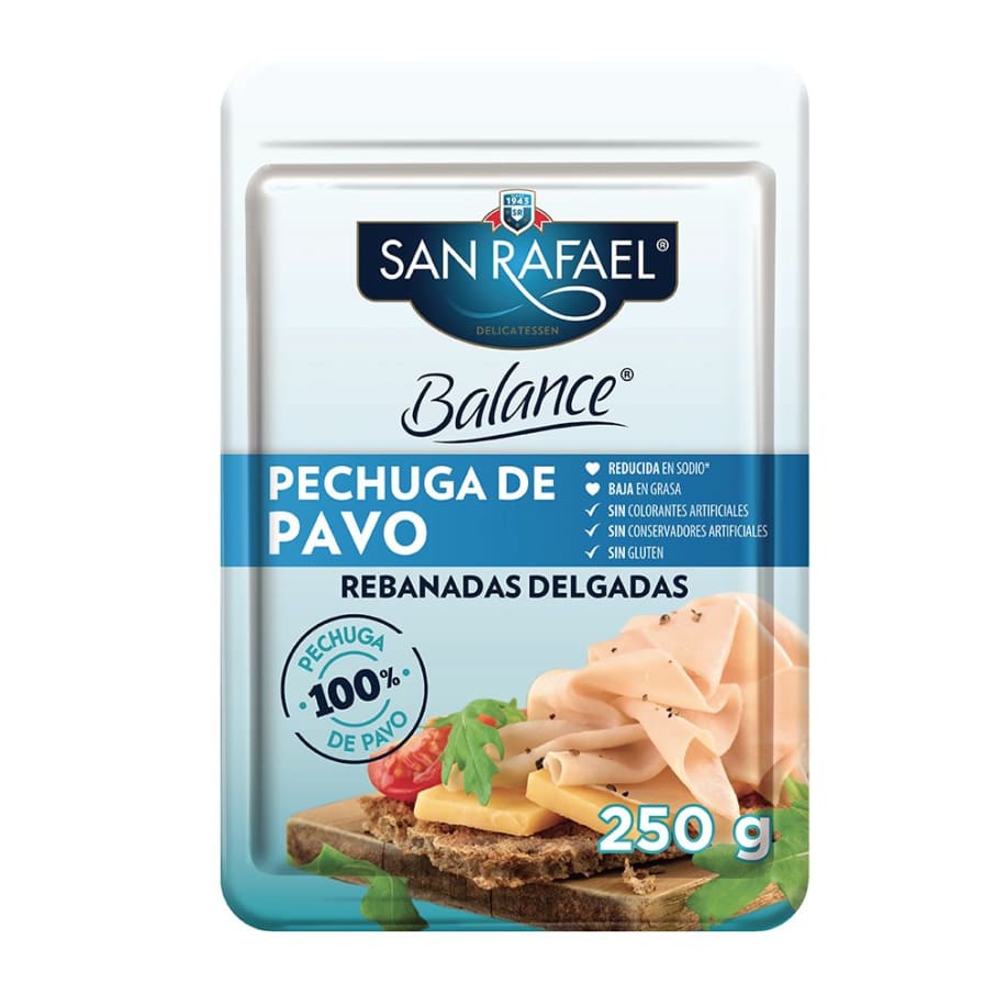 Pechuga de Pavo San Rafael Balance 250 g