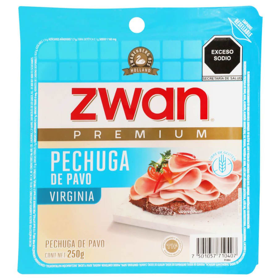 Pechuga de Pavo Zwan Premium Virginia 250 g