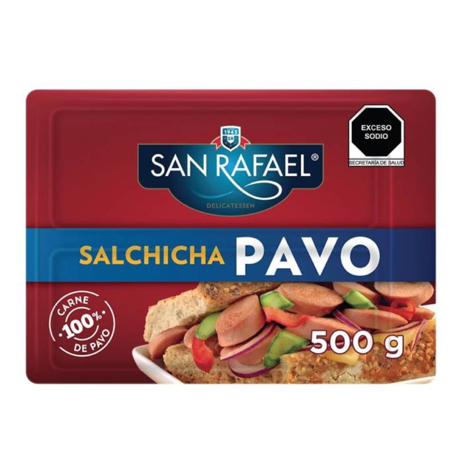 Salchicha San Rafael de Pavo 500 g