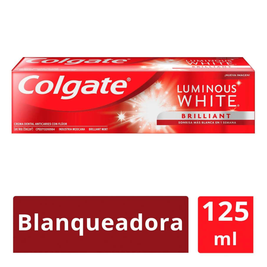 Pasta Dental Colgate Luminous White Brilliant White 125ML