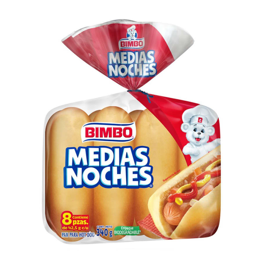 Pan Medias Noches Bimbo 340 g