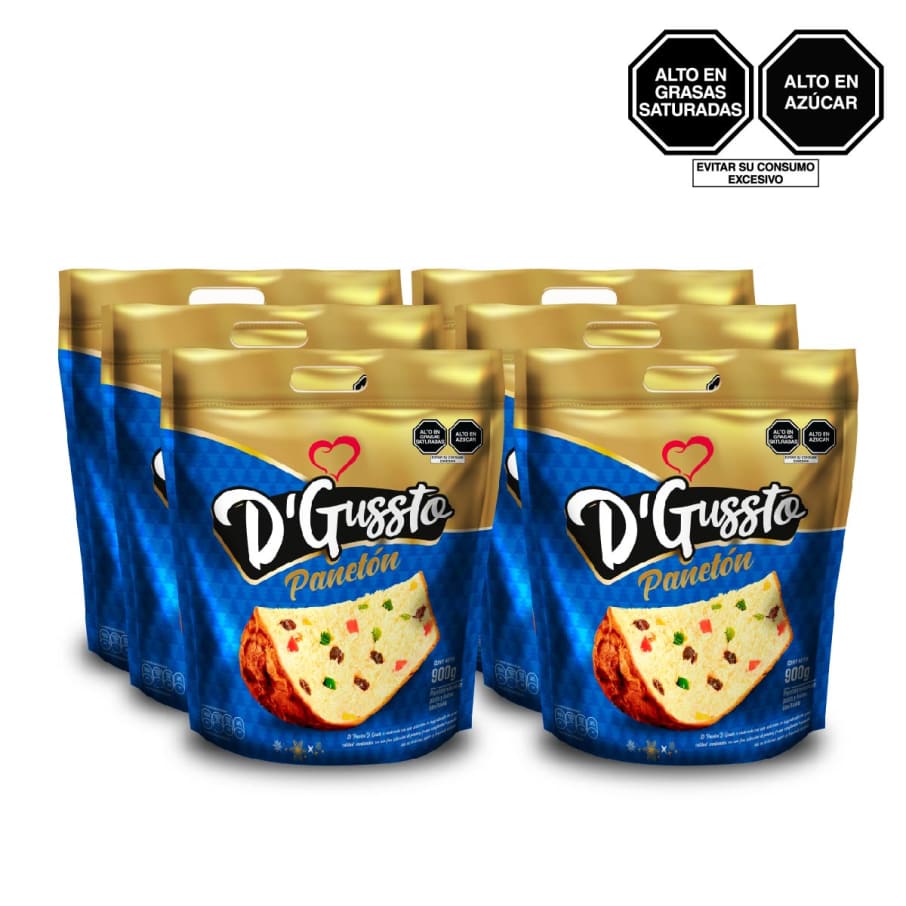 Panetón D'Gussto 900 gr.