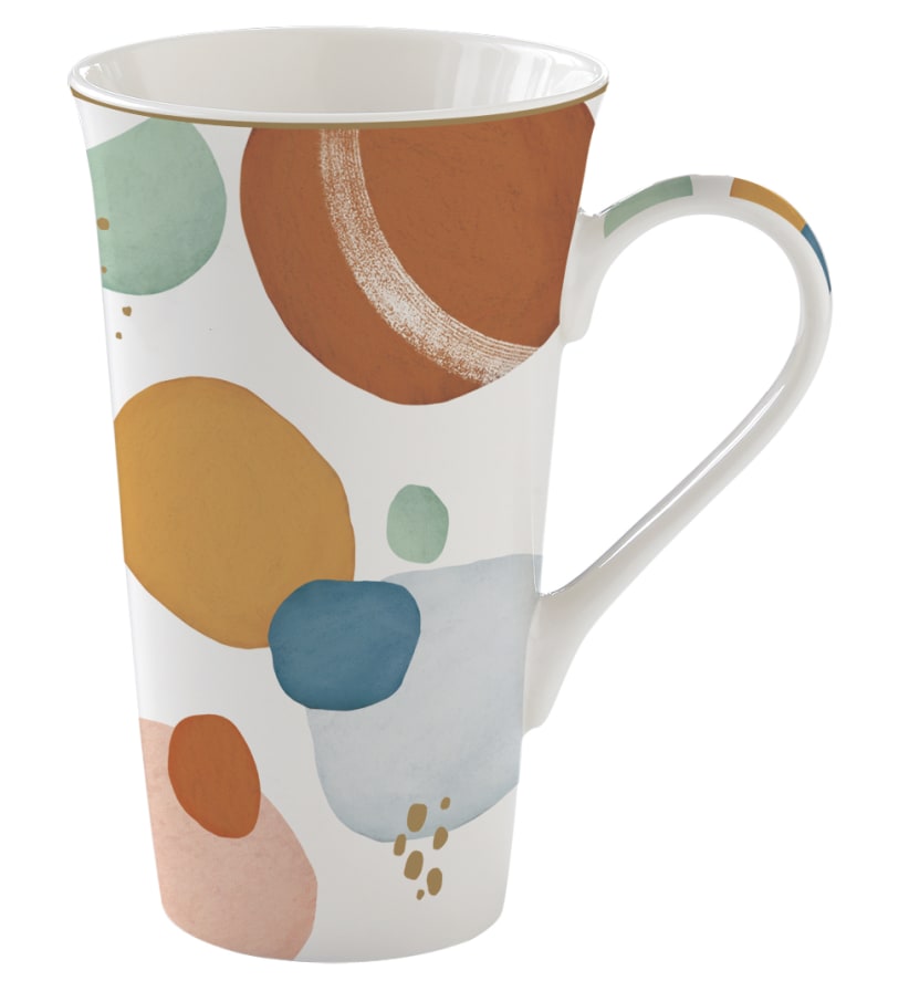 Easylife Taza de Porcelana Mod. Shapes (600ml)