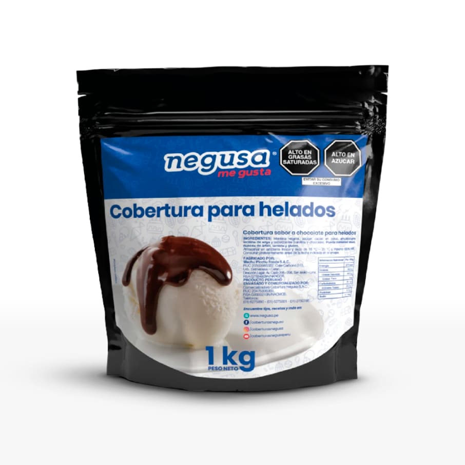 COBERTURA BITTER PARA HELADOS 1 KG