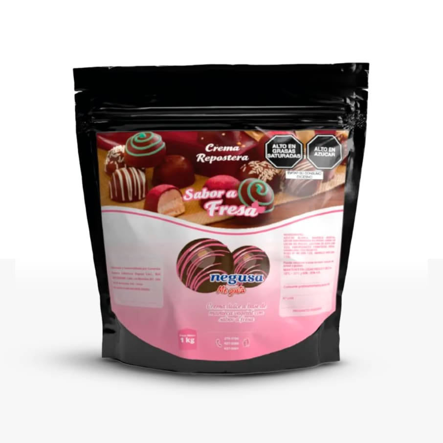 CREMA SABOR FRESA 1 KG