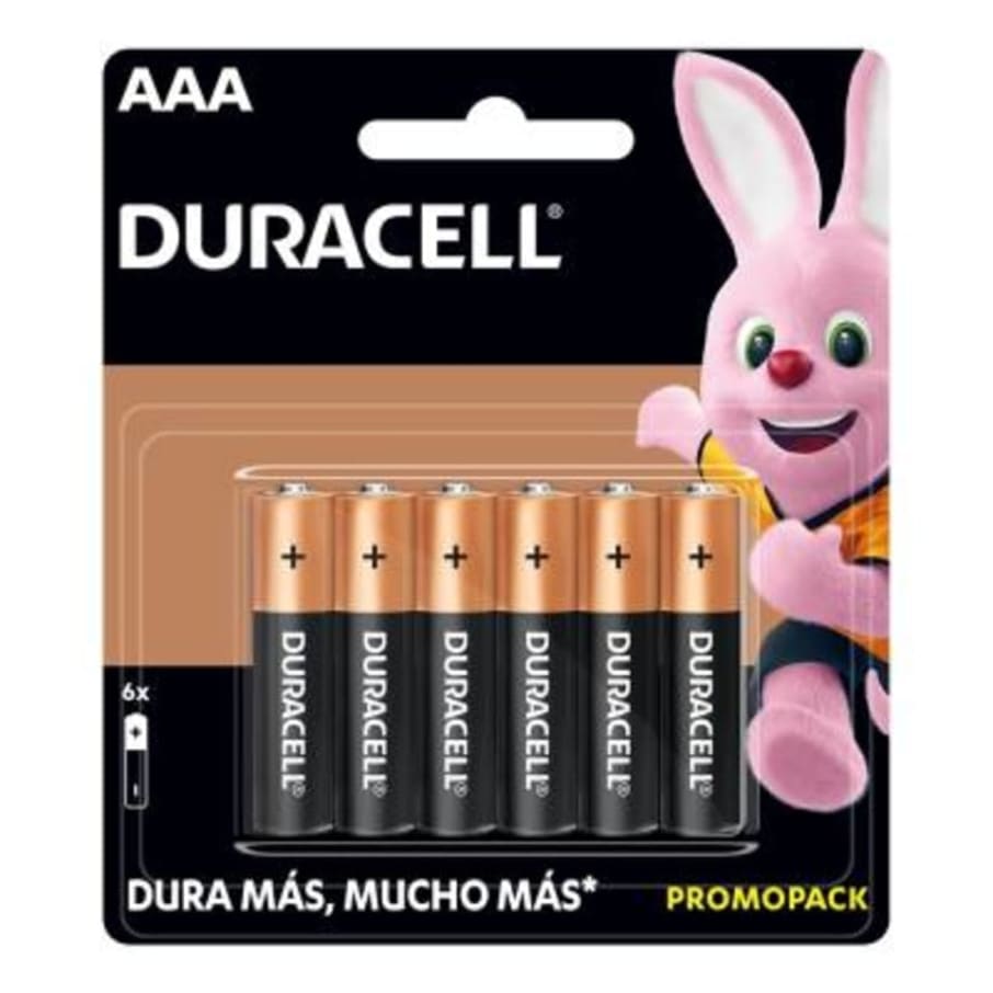 Pilas Duracell AAA Duralock 6 U