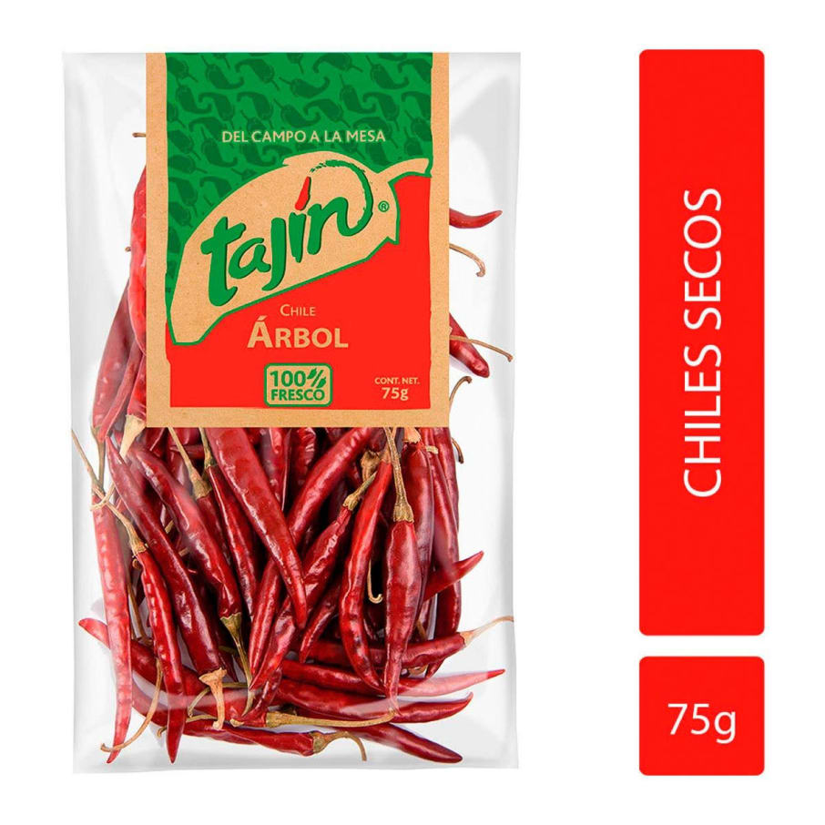 Chile de Árbol Seco Tajín 75 g