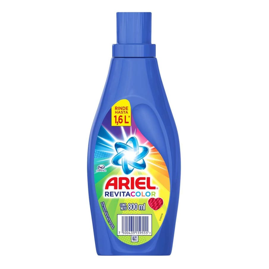Detergente Ariel Revitacolor 800 Ml
