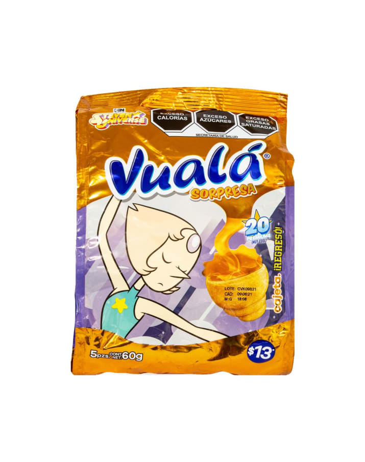 Vuala Relleno De Cajeta