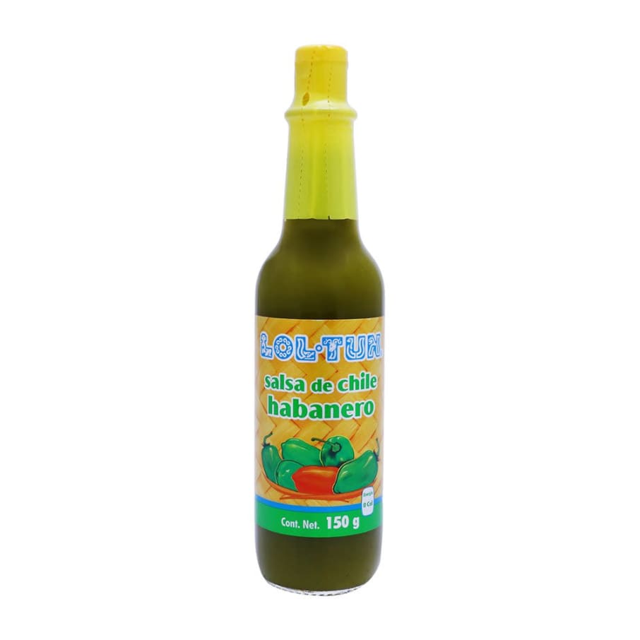 Salsa Picante Verde Habanero Lol Tun 150 Ml.