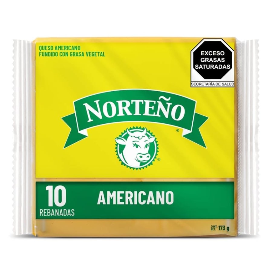 Queso Americano Norteño en Rebanadas 173 g