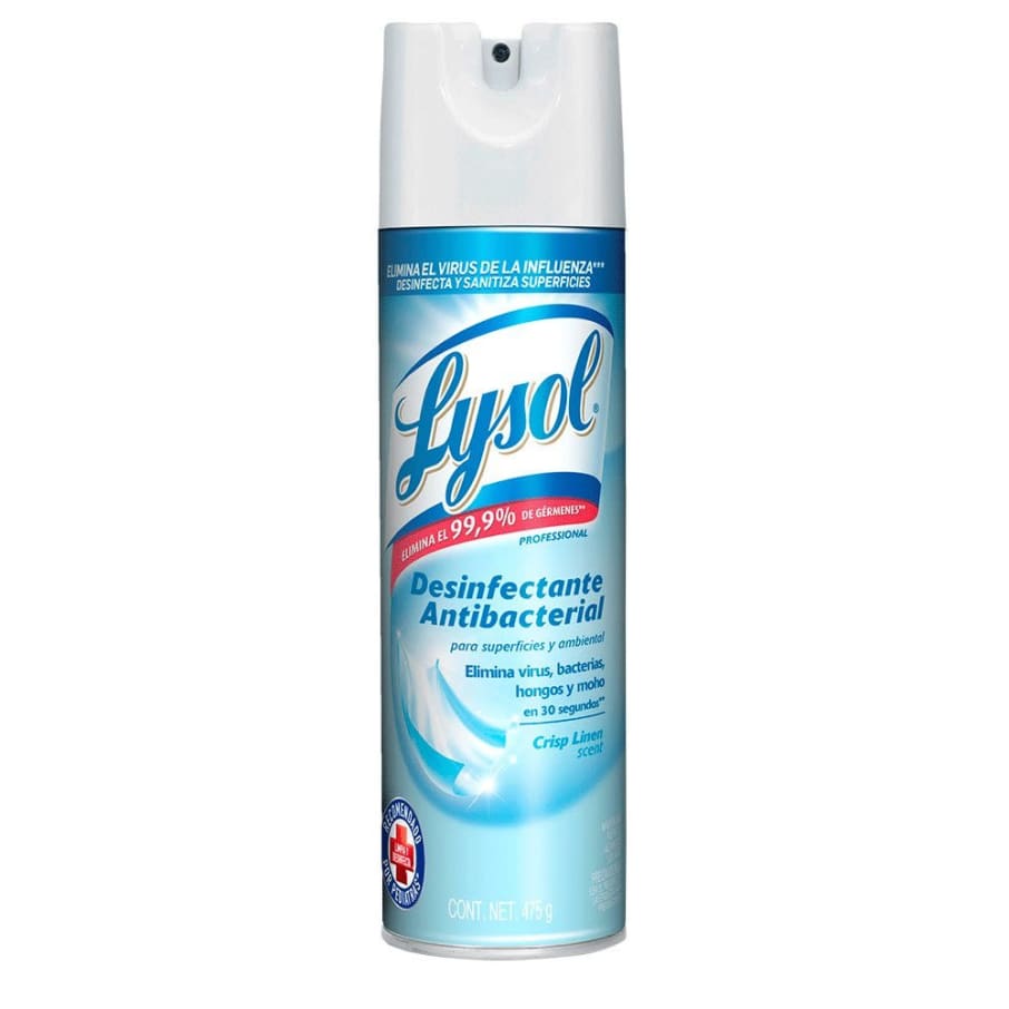 Desinfectante Antibacterial Lysol en Aerosol 475 g