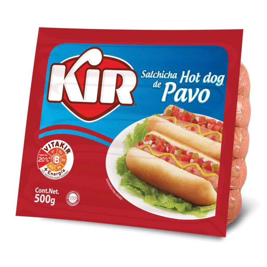 Salchicha Kir Para Hot Dog 500 g