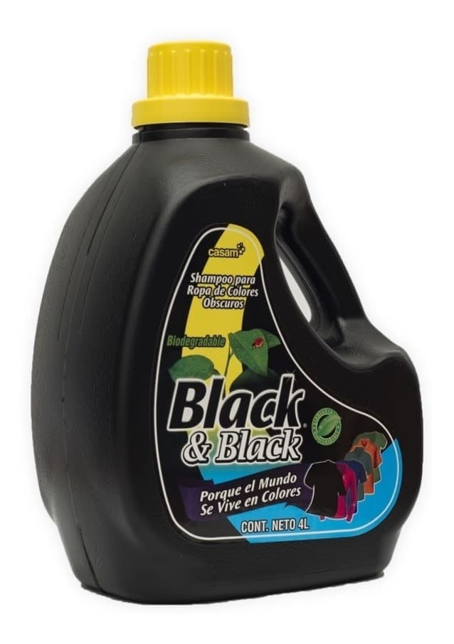 Detergente Líquido Black & Black Ropa Oscura 4 L