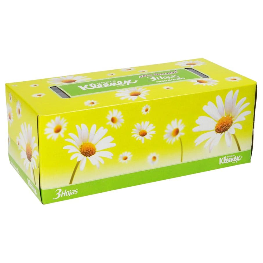 Pañuelos Kleenex Desechables Manzanilla Triple Hoja 100 U