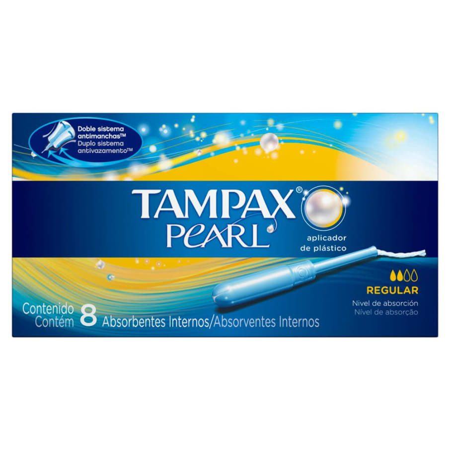 Tampones Tampax Pearl Caja 8 U