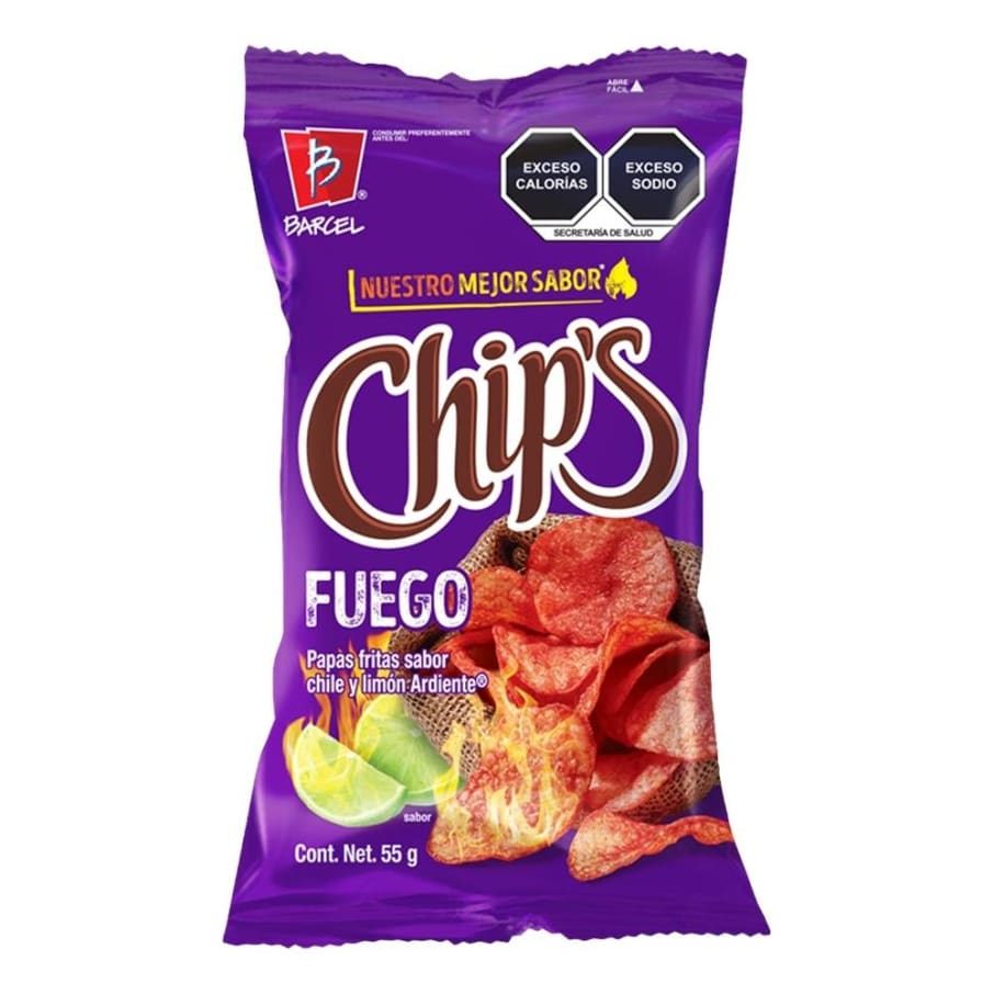 Papas Chips Fuego 55g