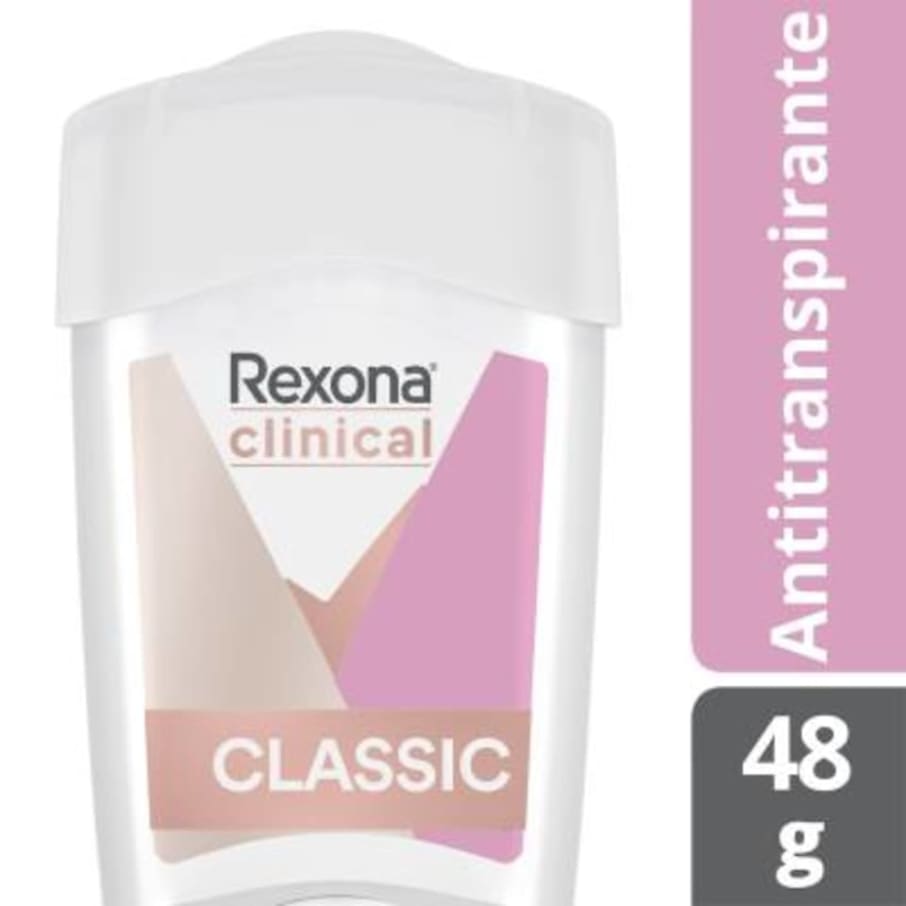 Antitranspirante Rexona Women Clinical en Crema Barra 48 g