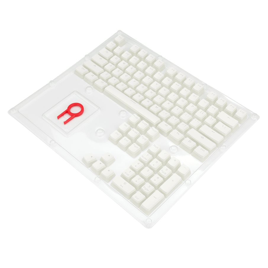 105 Keycaps Redragon SCARAB A130W White Inglés